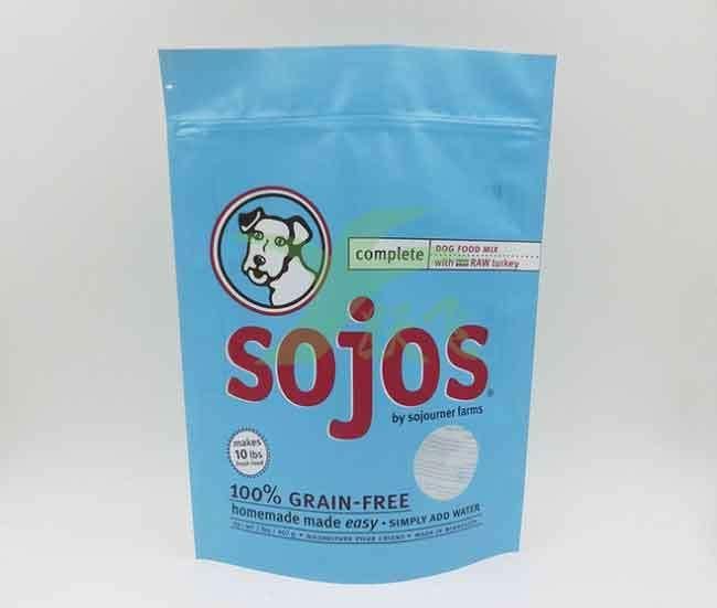 Standing up Laminated Pet Food Packaging Bag