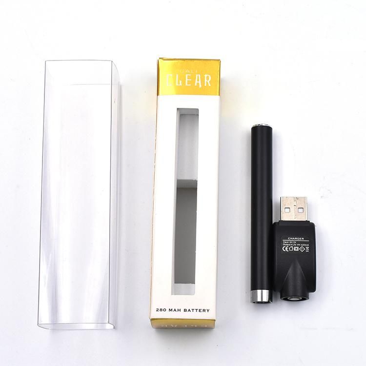 280mAh Vape Pen Battery Packaging with Clear PVC Blister Packaging