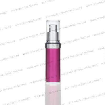 High Quality Custom Design Airless Lotion Bottle with Metal Airless Pump