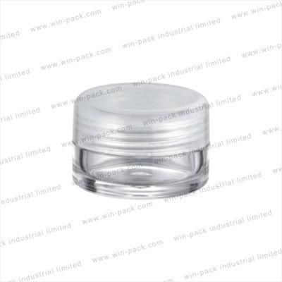 Clear Plastic Cosmetic Packaging Cream Jar Hot Sale 10g Plastic Cosmetic Jar with Lids Packaging Cream Jar