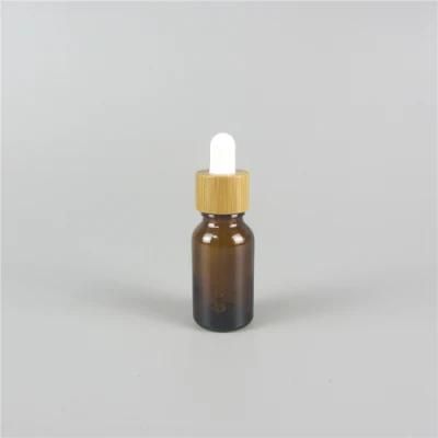 Amber Cylinder Skin Care Glass Bottle Serum Dropper Bottle