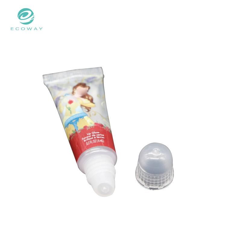 Custom Printing Plastic Custom Lip Gloss Squeeze Tube