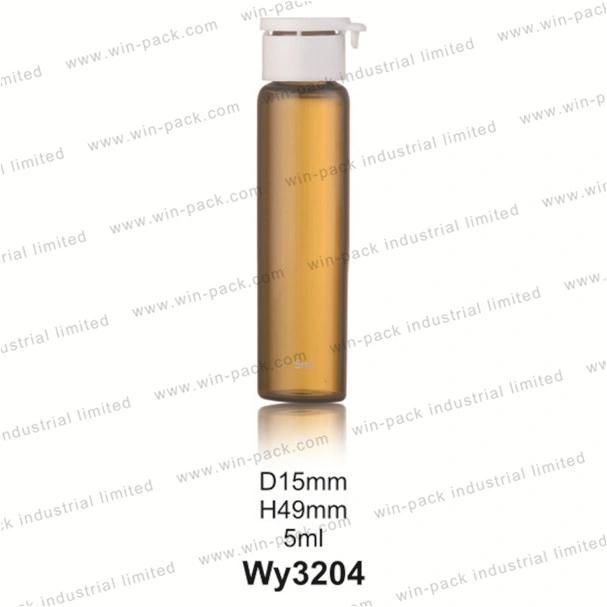 Custom Mini Sample Amber High Quality Essential Oil Vials Tube Bottle Packaging 2ml 3ml 4ml 5ml 6ml