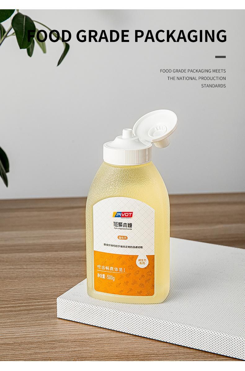 500g PP Material Plastic Honey Bottle for Honey Jam Packaging