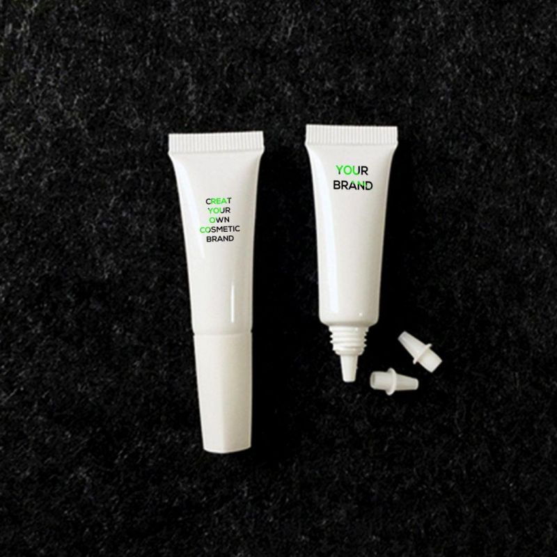 White Black Squeeze Liquid Facial Cleanser Cosmetic Hand Foam Cream Lotion PE Plastic Soft Tube