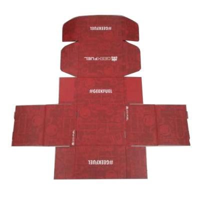 Lucky Red Aeroplane Style Folding Packing Gift Cardboard Box