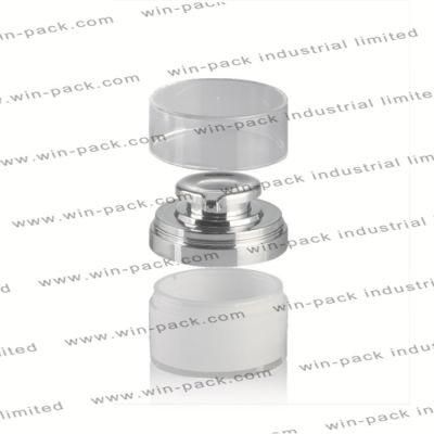 30g 50g Packaging Cosmetics Empty Airless Pump Cream Jar with Custom Label Printing Wholesale