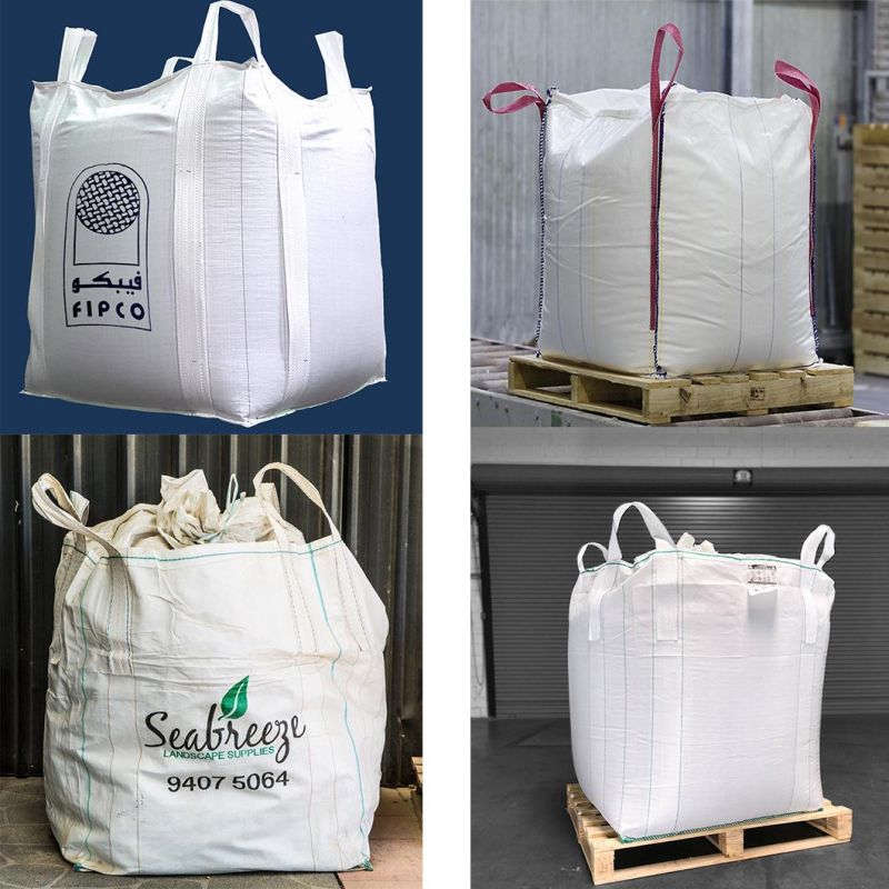 Made in China 100% PP 1 Ton Sand Bags Container Firewood Sacks Bulk Jumbo Bag