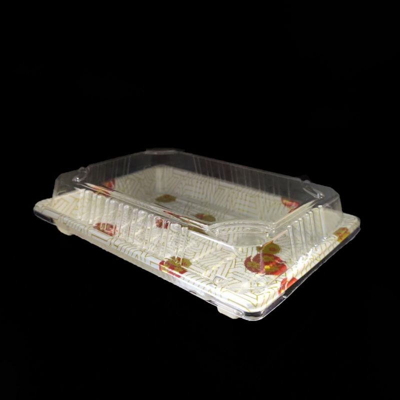 Wholesale Blister Plastic Food Tray Disposable Container For Sushi box