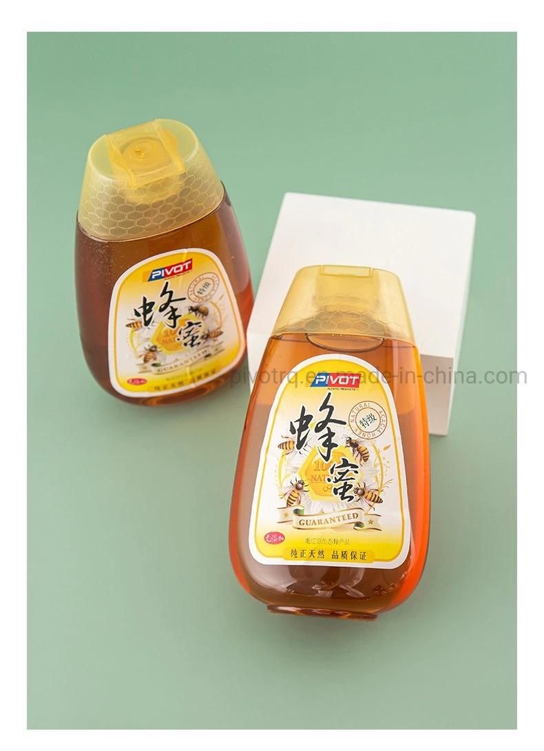 500g Honey Packaging Bottle with Silicone Valve for Honey Jam Syrup