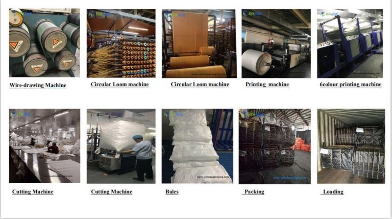 1250kgs Big Bag/Jumbo Bag /FIBC /Bulk Bag/Ton Bag for The Animal Nutrition /Chemical/Construction