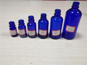 5ml, 10ml, 20ml, 30ml, 50ml, 100ml Blue Color Liquid Flavor Glass Essential Oil Bottle (EOB-1)