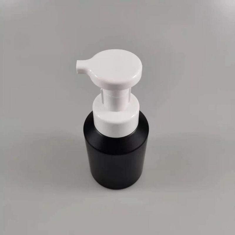 300ml Round Matte Black Pet Foam Pump Bottles Skincare Empty Plastic Hand Sanitizer Bottle with Pump