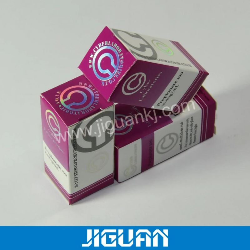 Colorful Small E-Liquid Glass Vial Steroid Paper Box