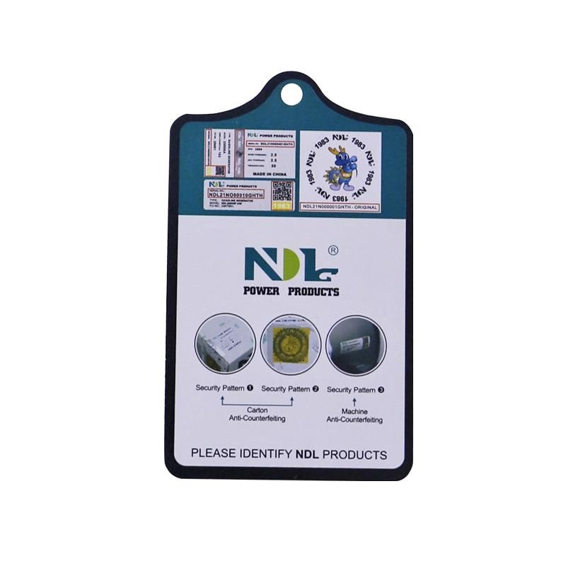 Double Sides Printed Power Product Swing Tag