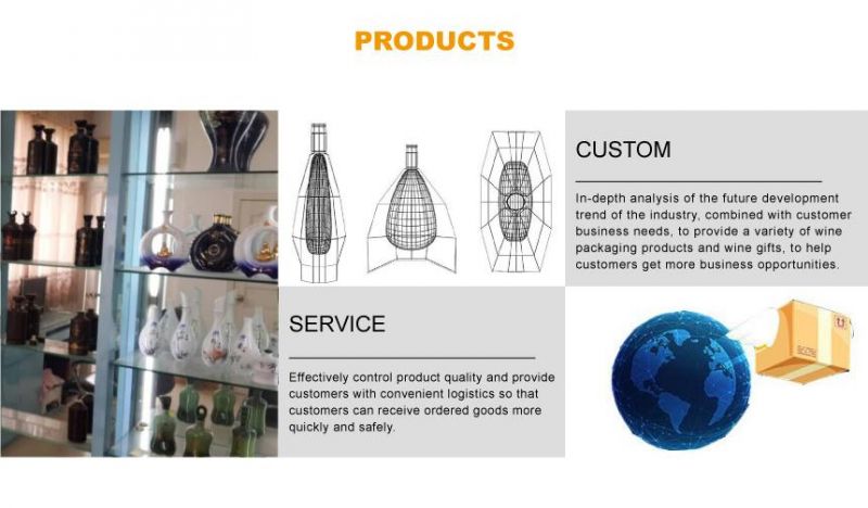 Shiny Color Coated Ceramic Bottle Vodka Sake Wine Bottles