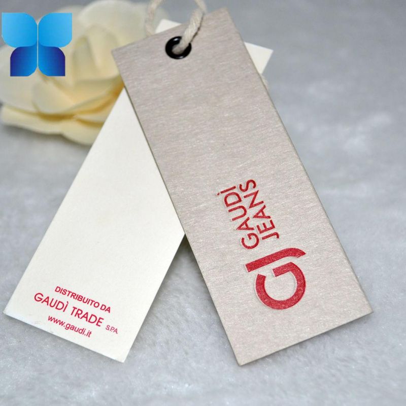 UV Special Design Shape Paper Tag for Apparel