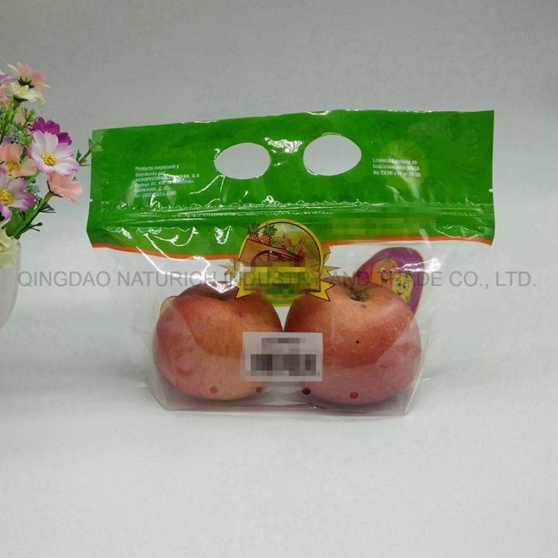 Table Grape Packing Bag with Die Cust Handle Hole and Puncture Pin Holes