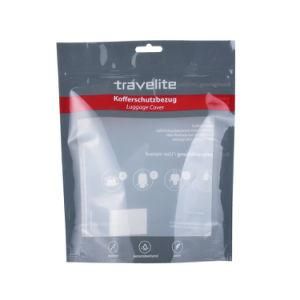 Custom Print Zipper Plastic Bag Clear Clothing T Shirt Packaging Poly Ziplock Bag with Own Logo