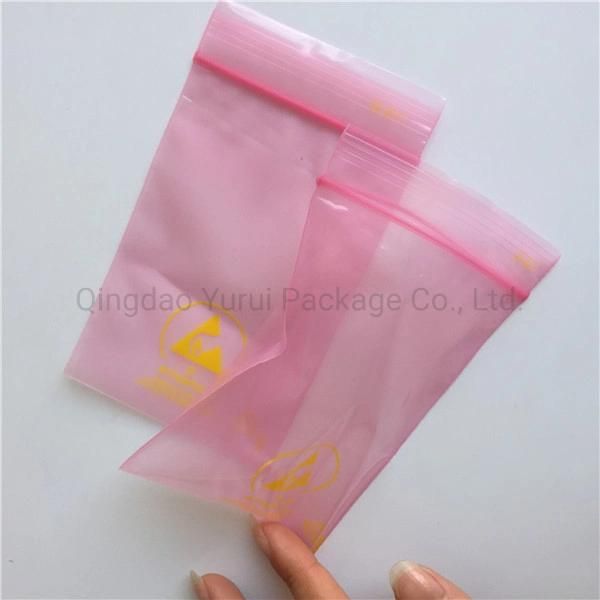 High Transparent Reclosable Ziplock Bag with Red Line on Lip