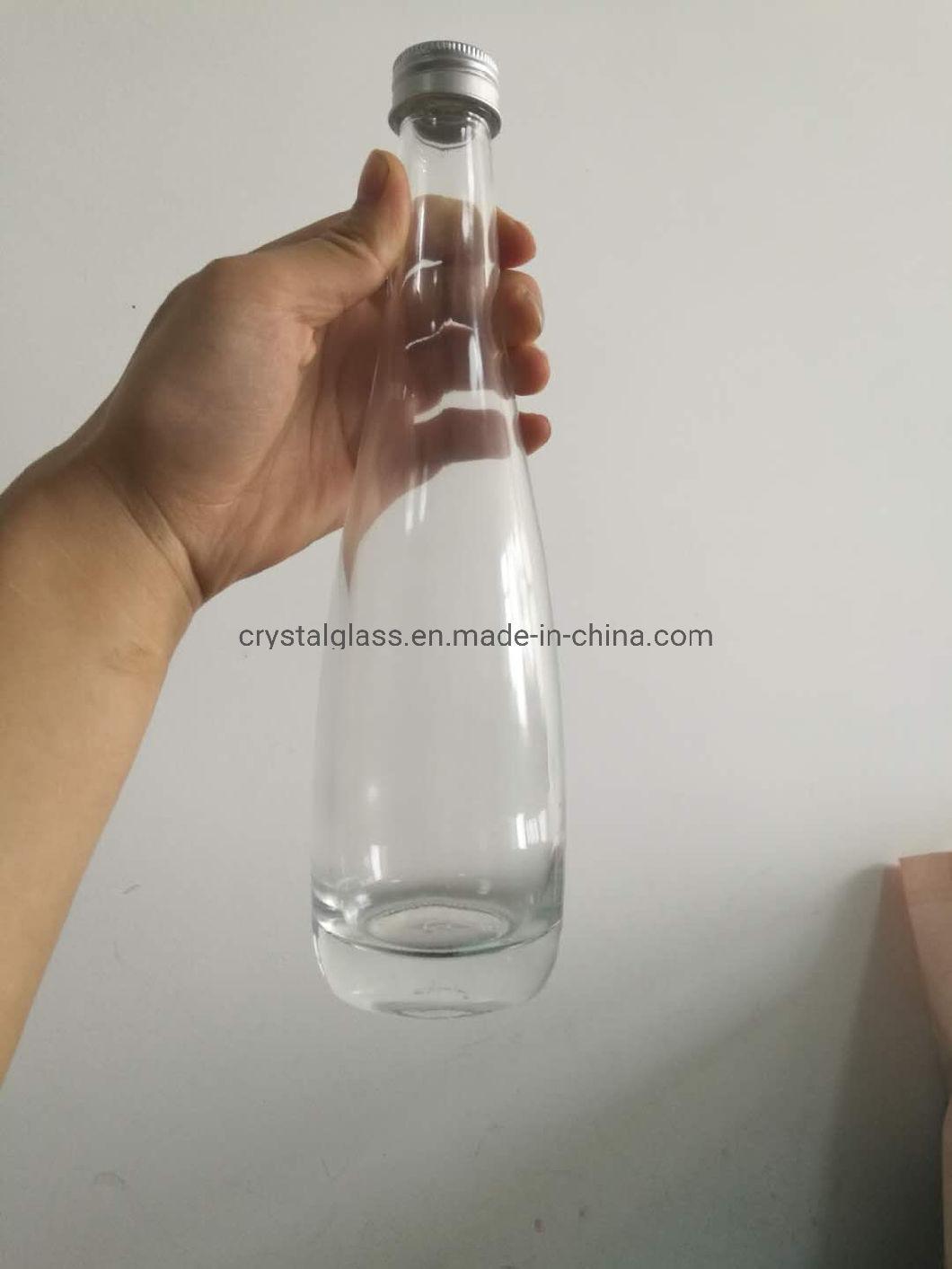 330/500ml Clear Glass Mineral Water Bottle Beverage Juice Ice Wine Bottle