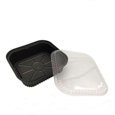 Microwave Disposable Plastic Take Away Bento Lunch Box with Lid