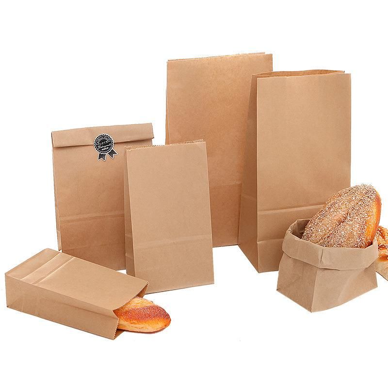 Best Sell Bread Hamburger Food Delivery Fast Restaurant Packaging Bag