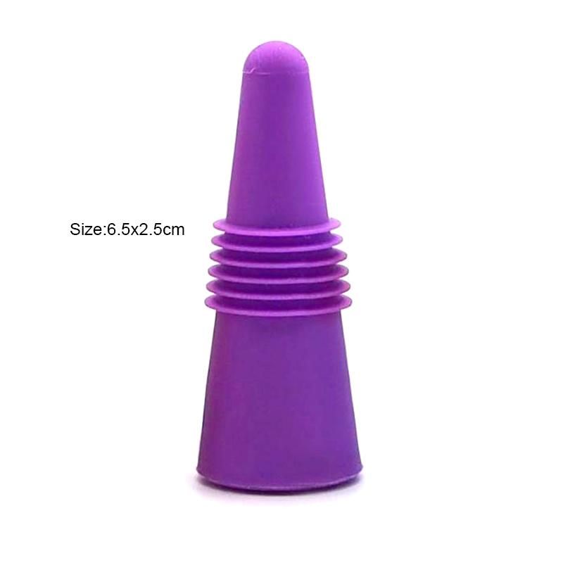 Simple Design Portable Silicone Wine Bottle Stopper