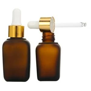 Wholesale Essential Oil Liquid 1 Oz 30ml Amber Square Glass Dropper Bottle