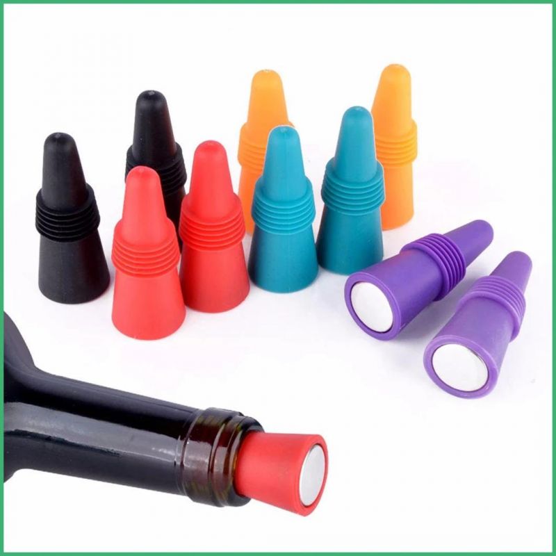 Hot-Selling Colorful High Quality Silicone Wine Bottle Plug