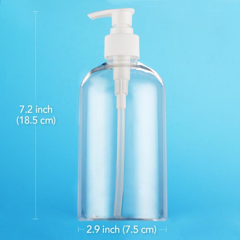 500ml Plastic Empty Hand Sanitizer Dispenser Bottle (B002-1)