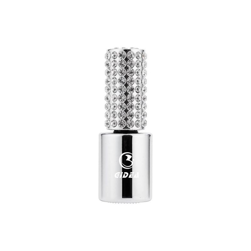 10ml Glass Gel Nail Polish Bottle with Silver Cap