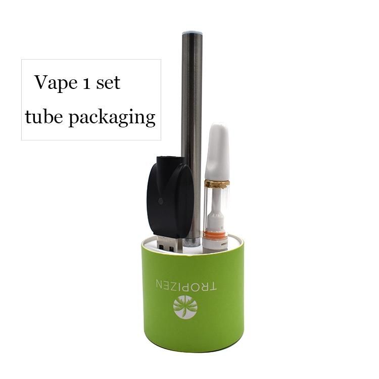 Electronic Cigarette Atomizer Battery Set and Cylindrical Packaging Tube