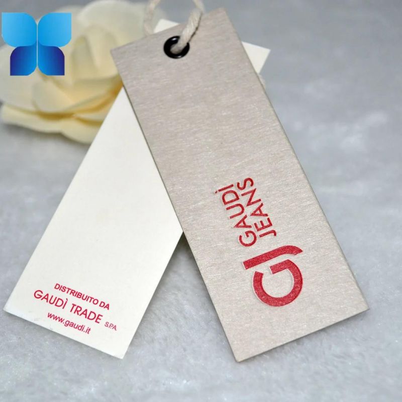 White Paper Special Design Hangtag for Clothing