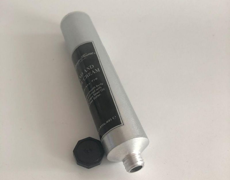 100ml Recyclable Metal Tube Aluminum Collapsible Tube Package with Octagon Cap