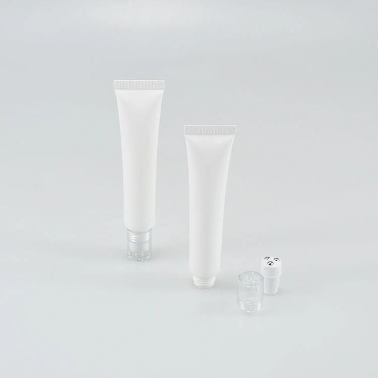 Plastic PP Soft Squeeze Tube 30g Packaging with Massage Applicator Soft Tube