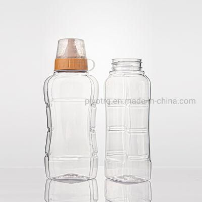 500g 800g 1000g Food Grade Squeeze Pet Bottle for Honey Packaging