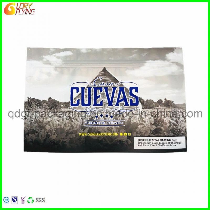 Customized Cigar Packaging Smell Proof Mylar Zipper Plastic Bags From China Factory