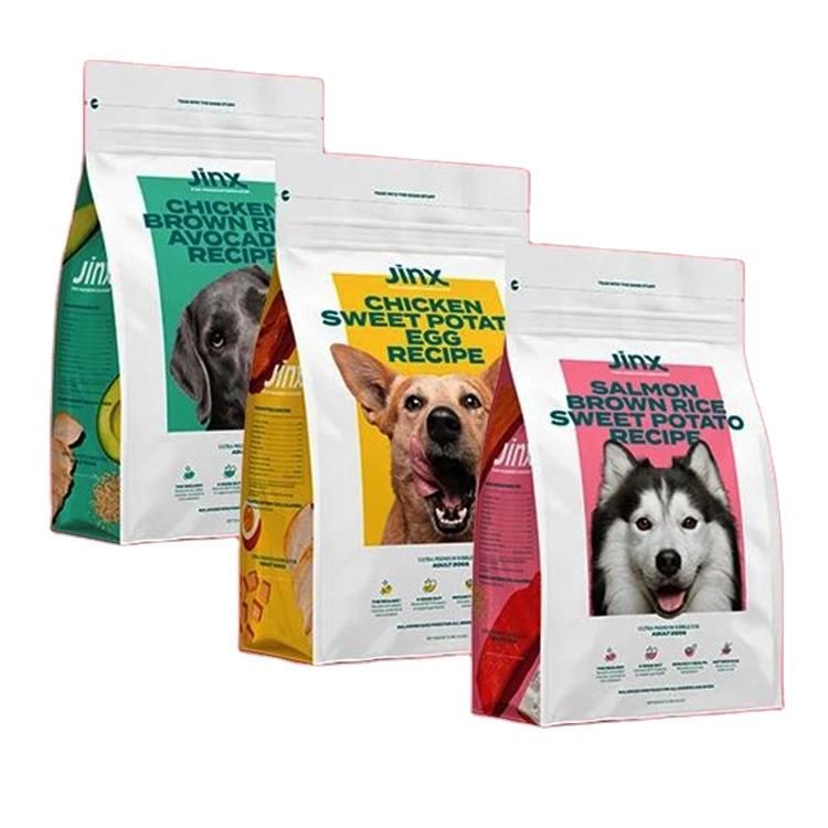 Flat-Bottom Dog Food Zipper Bag