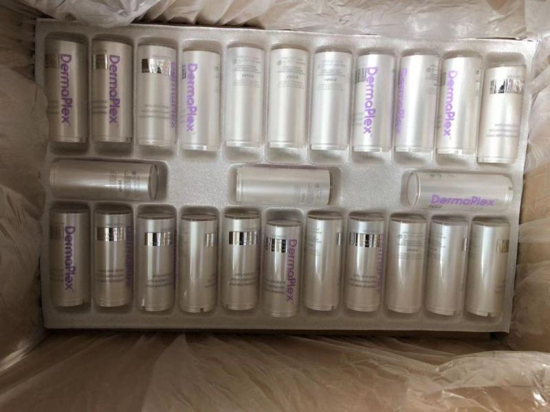 Wholesale 15ml 30ml 50ml Slik-Screen Printing Clear Serum Airless Bottle with Pump