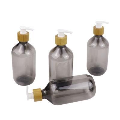 150ml 200ml 300ml 350ml Cosmetic Packaging Lotion Pump Empty Plastic Pet Shampoo Amber Bottle