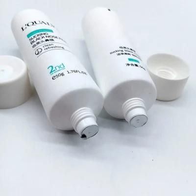 White Plastic Tube Cosmetic Packaging Matte Plastic Tube for Cream