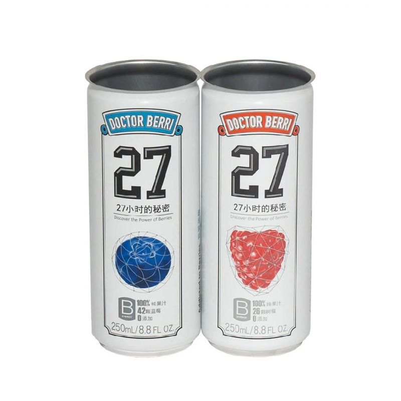 Slim 250ml Beer Cans with 200 Lids