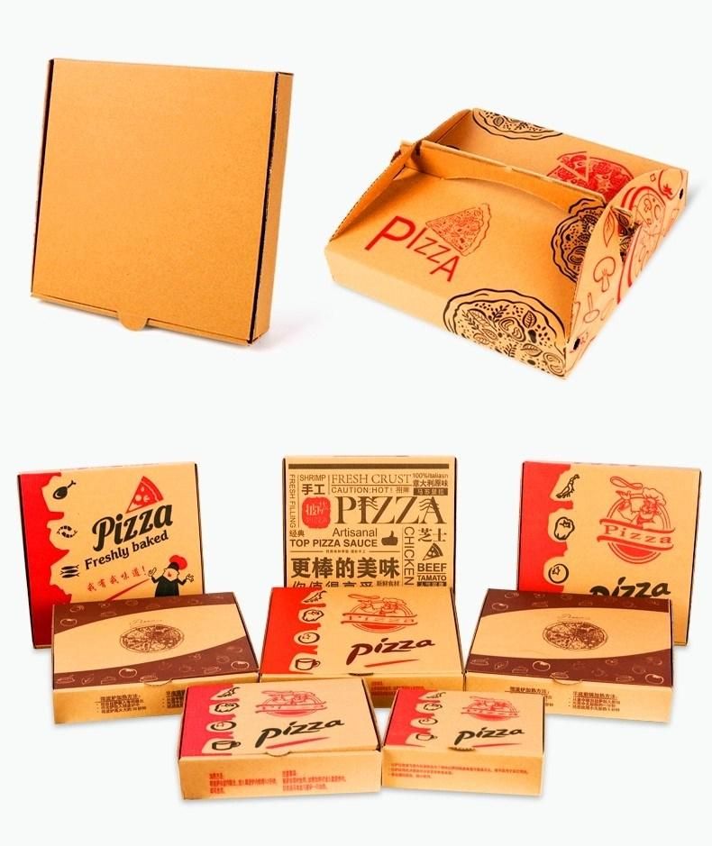 Custom Logo Corrugated 16inch Pizza Box Food Box Packaging