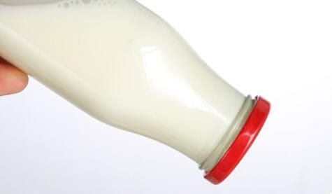 500ml Round Shape Glass Milk Bottle with Screw Plastic Cap