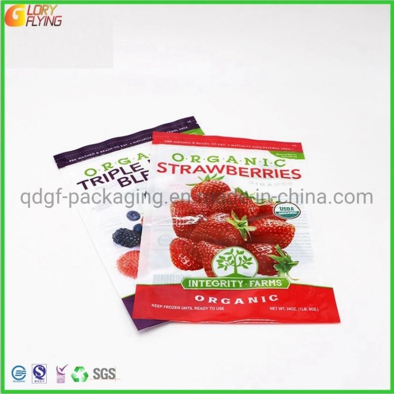 Stand up Pouch with Zipper for Foods Fruit, Nuts Packaging with Customized Size and Design Factory.