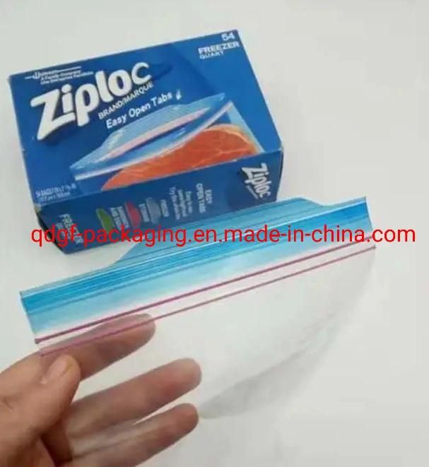 Wholesale BPA Free Custom Printed Waterproof Leakproof Food Storage Reclosable Ziplock Slider Zipper Bag