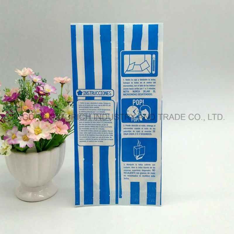 Microwave Popcorn Paper Bags Kraft Paper Bag Food Packaging Bag