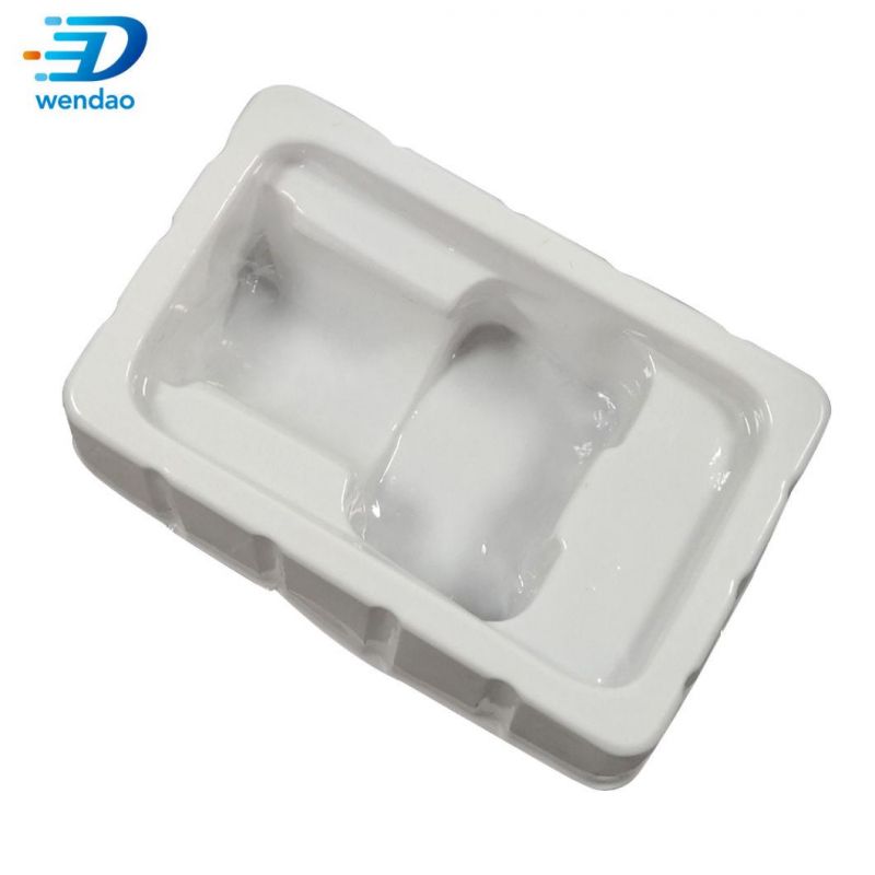 Custom Disposable White Medical Blister Insert 2ml Vial Tray