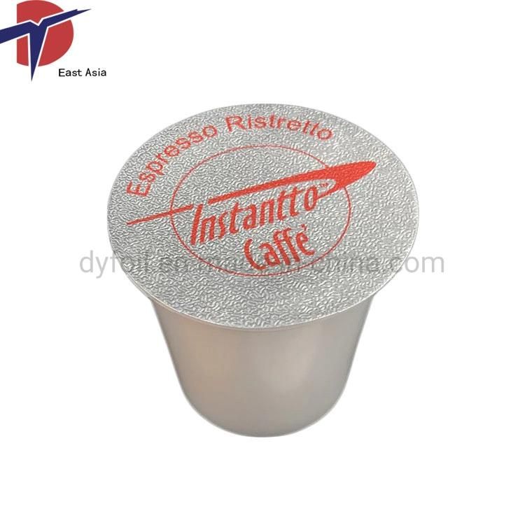 Disposable Printed Plastic Cup Sealing Aluminum Foil Lids